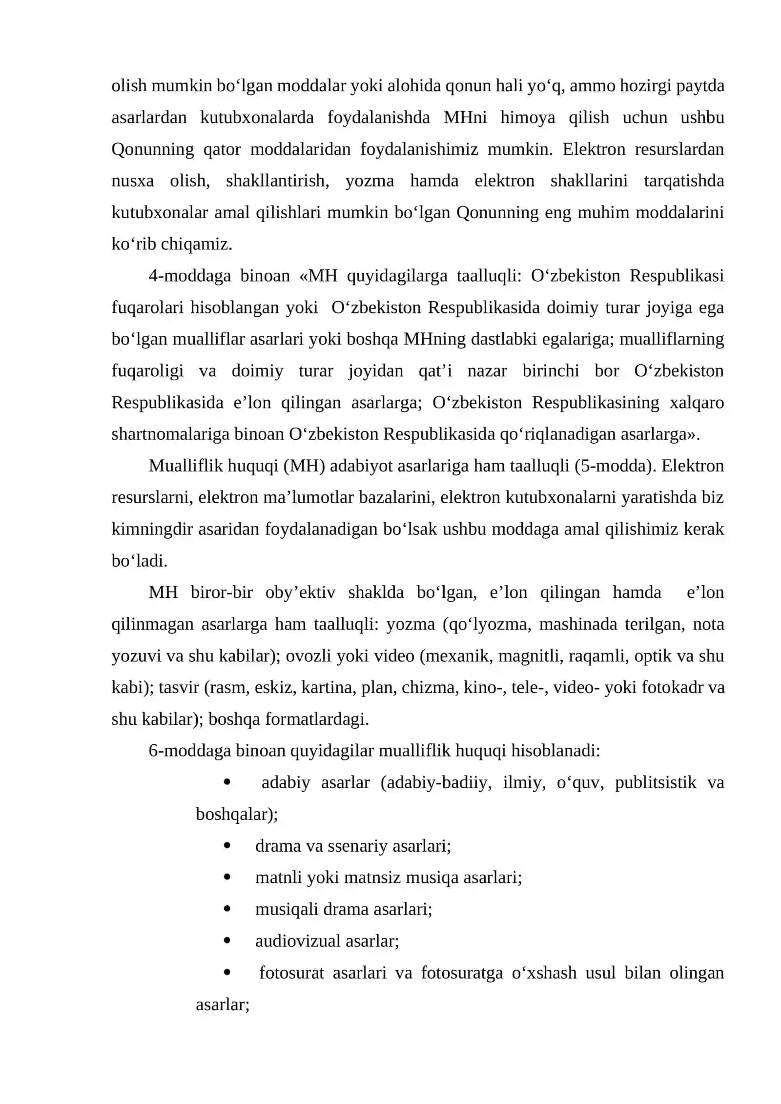 Mualliflik huquqini himoya qilishning xalqaro me’yorlari 4