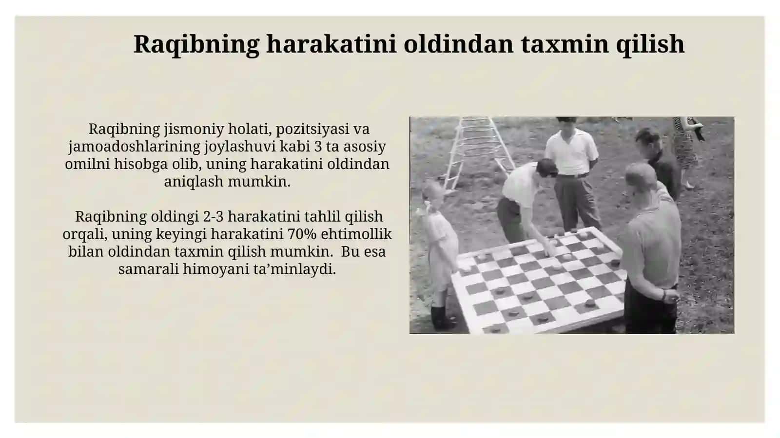Jamoaviy ikki-uch himoya usuli texnika va taktikasini o'rgatish 4