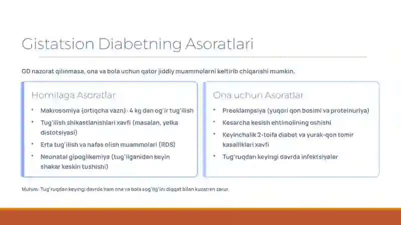 Endokrinologiya va Gistatsion Diabet: Homiladorlikda Shakar Kasalligi 4