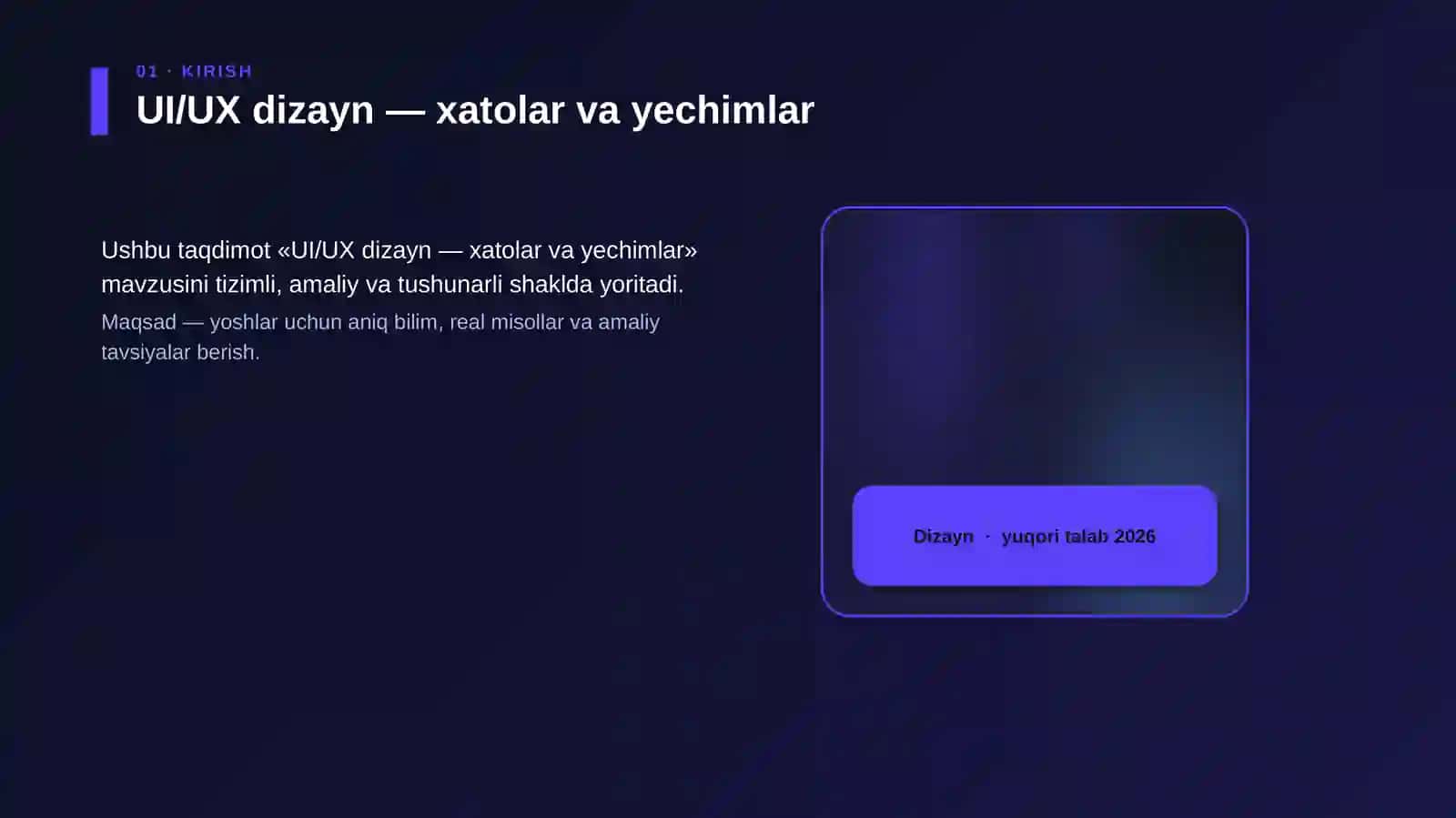 UI/UX dizayn — xatolar va yechimlar 4