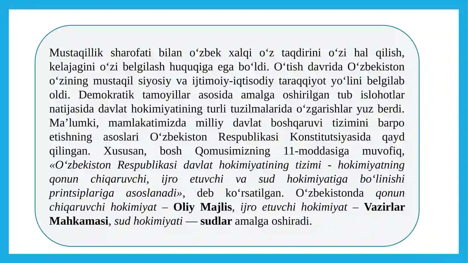 Demokratik tuzilmalar va qonunlar 4