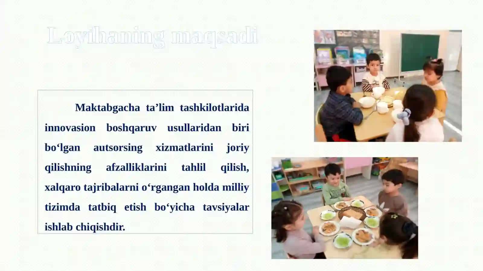 Autsorsing usulida ovqatlantirishni tashkil etishning maqsad va vazifalari. 4