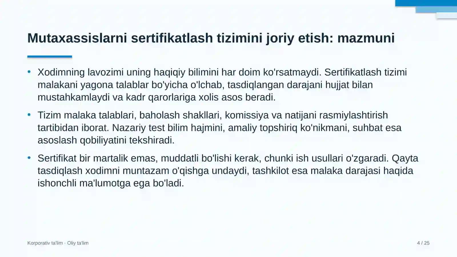 buyum bozorlarida mutaxassislarni sertifikatlash tizimini joriy etish 1673 4