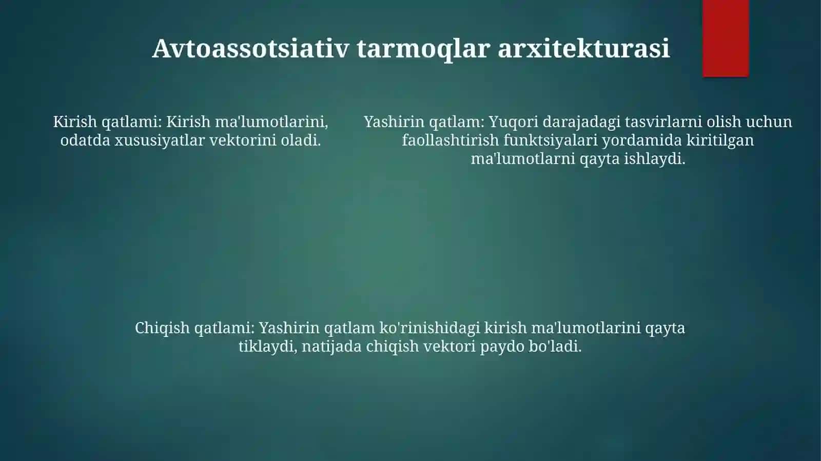 Avtoassotsiativ ToʻRlar 4