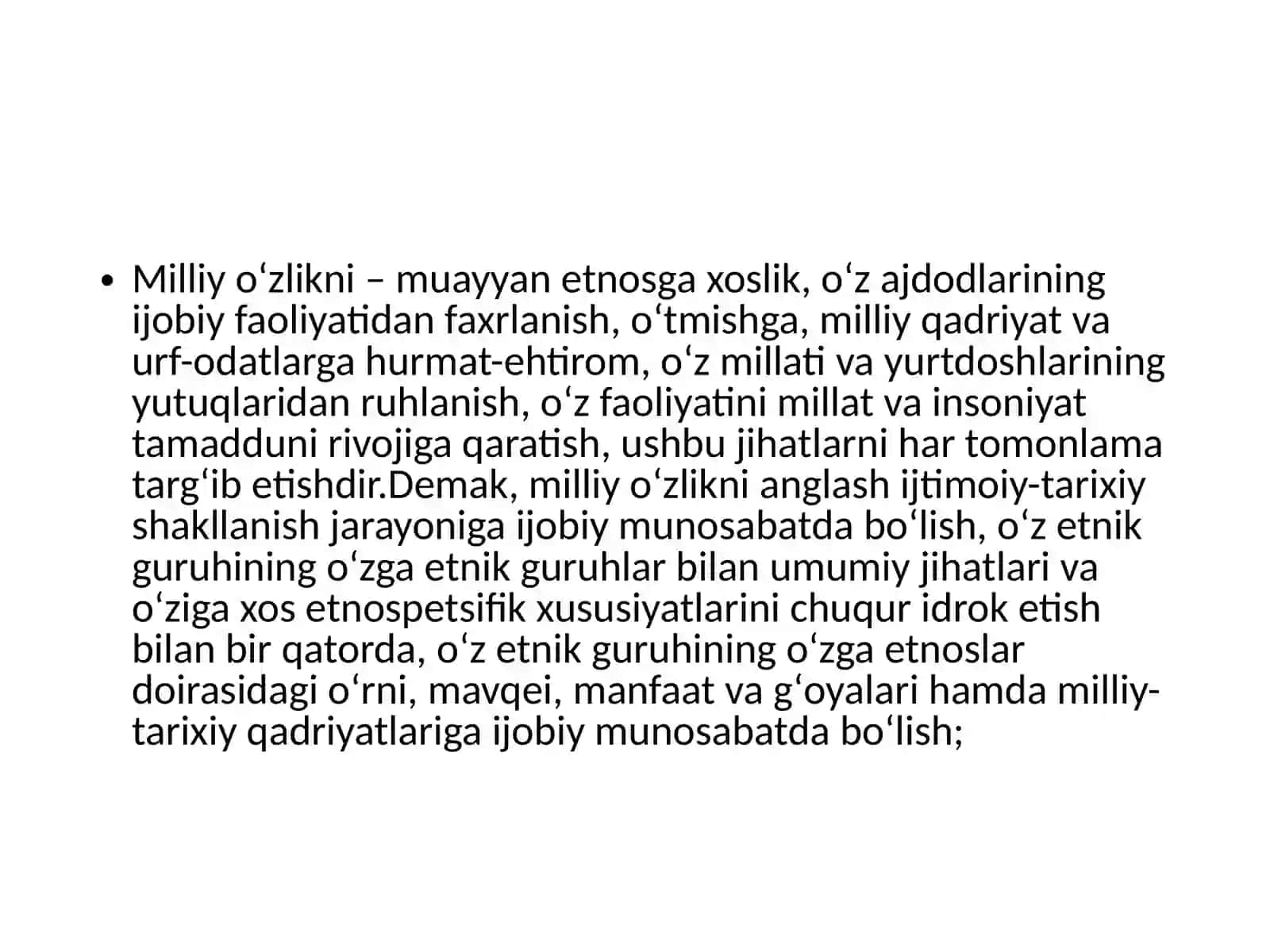 Milliy oʻzlik 4