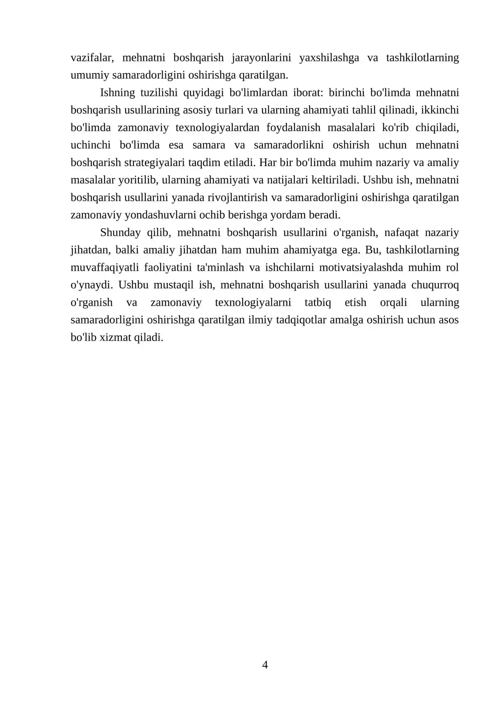 Mehnatni boshqarish usullari 4