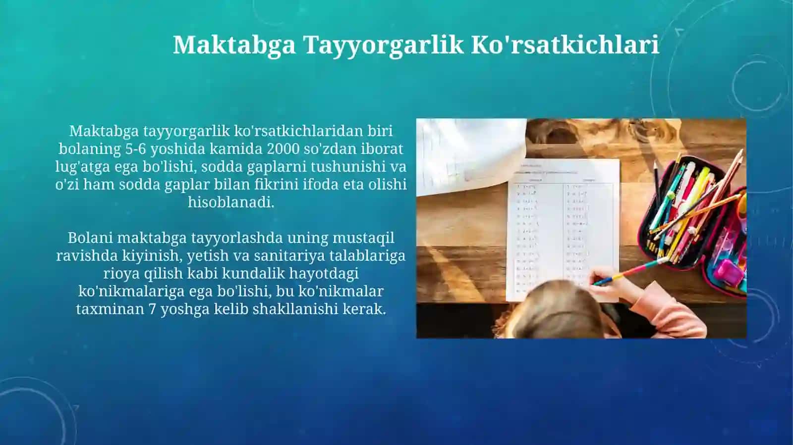 6 7 yoshdagi bolaning maktabga tayyorlik xaritasi 4