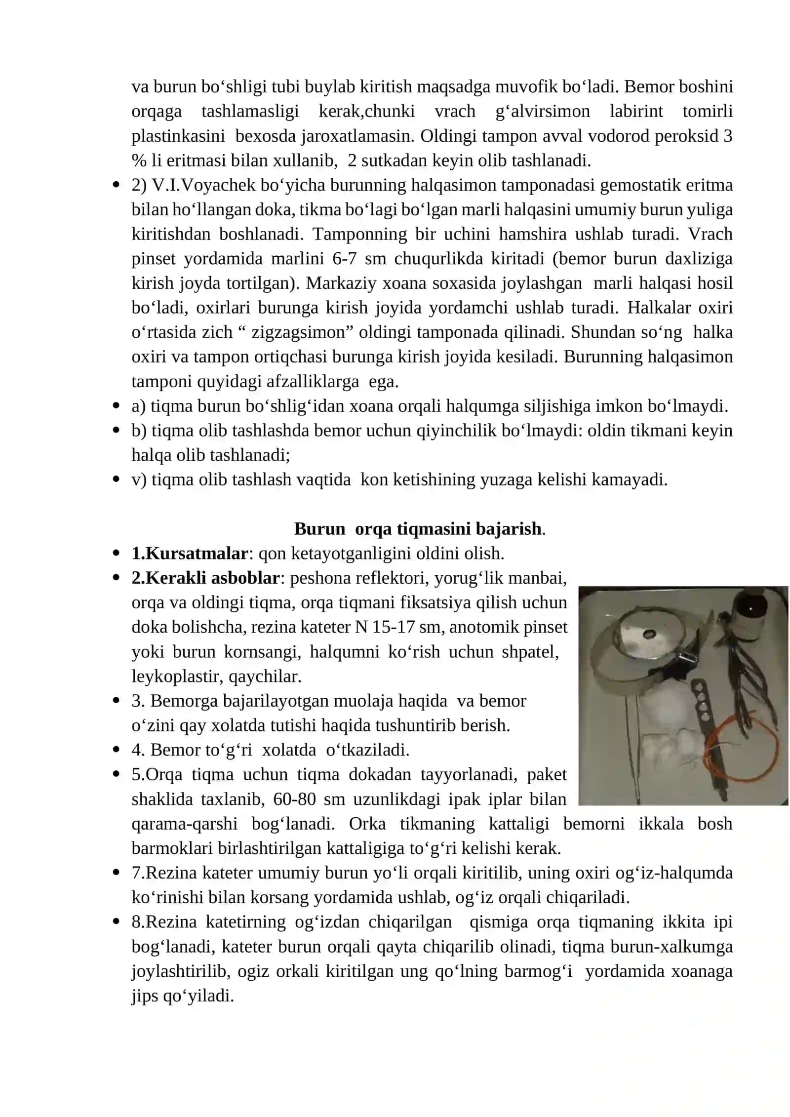 Burun tamponi yopish 4