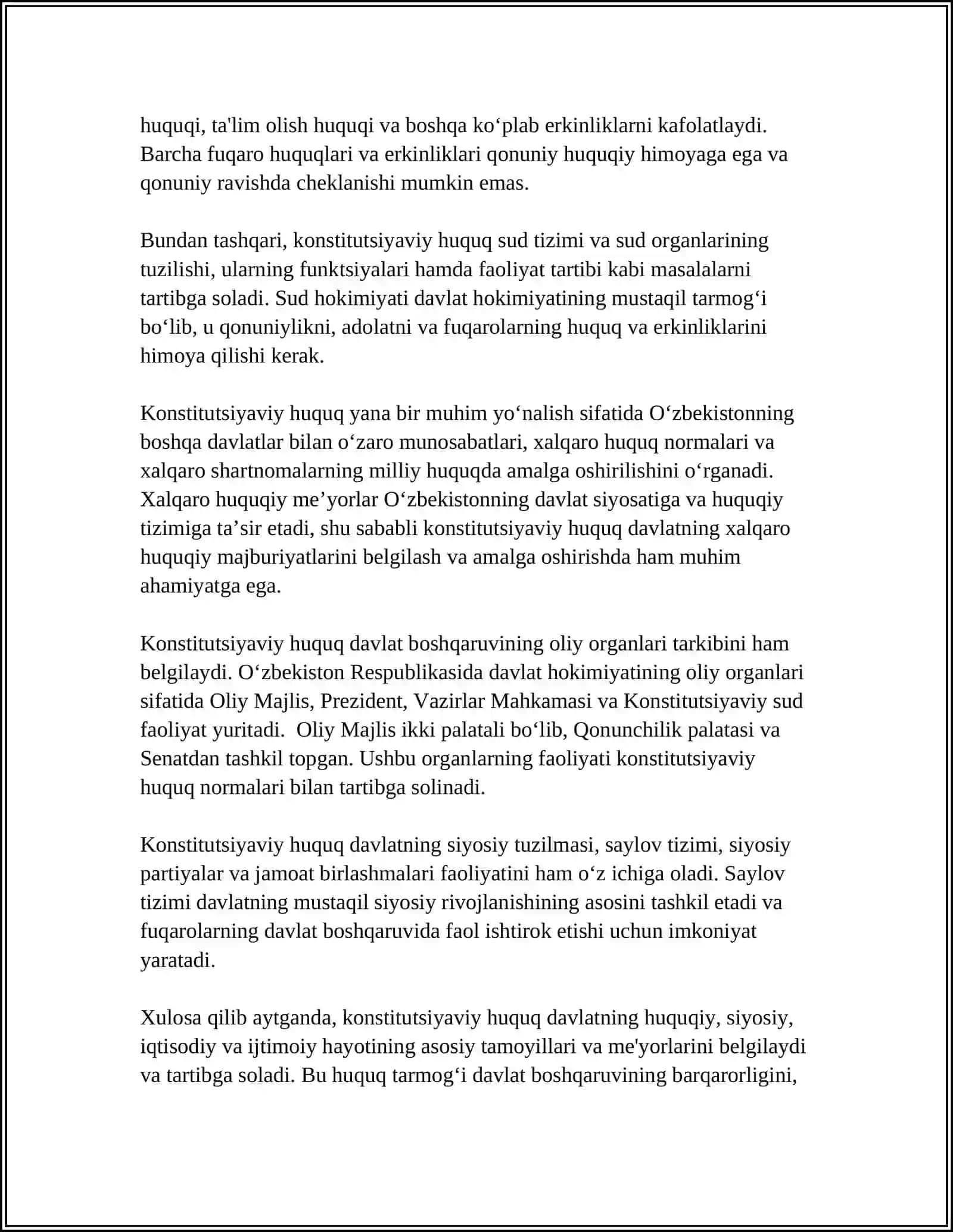 Konstitutsiyaviy Huquq Normalari va Ularning Tasnifi 4