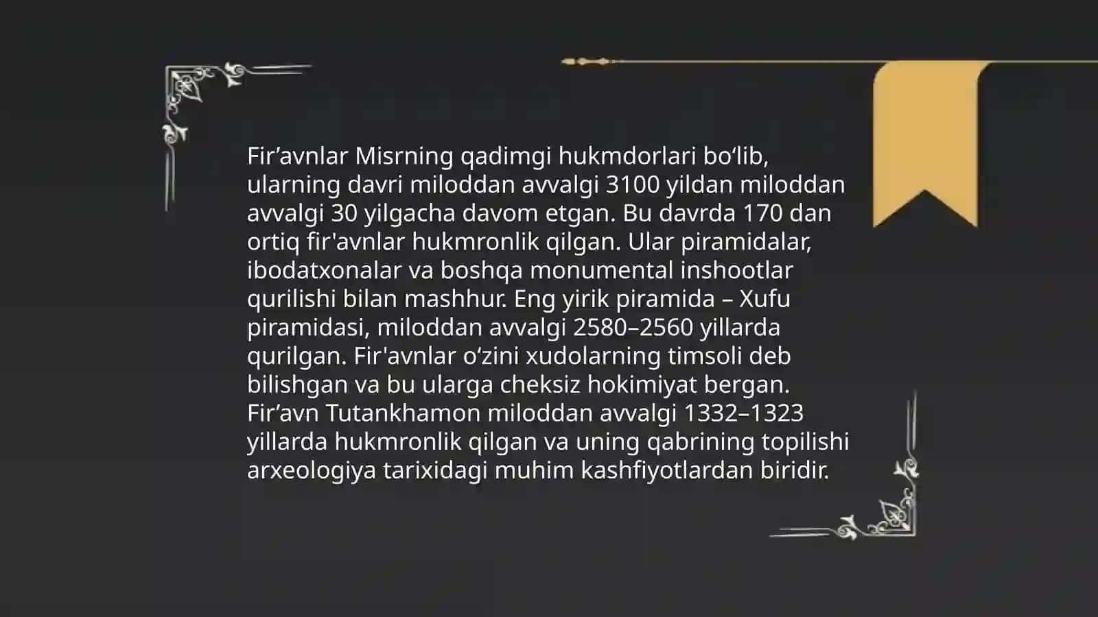 Misr tarixi taqdimot 4