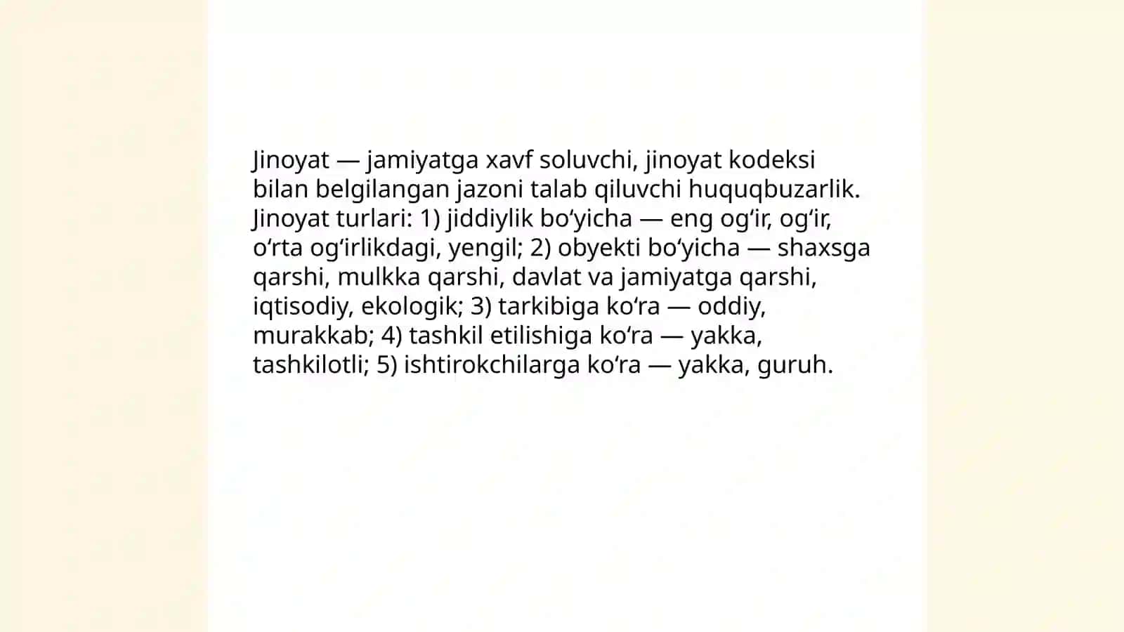 Jinoiy javobgarlik va jazo tizimi 4