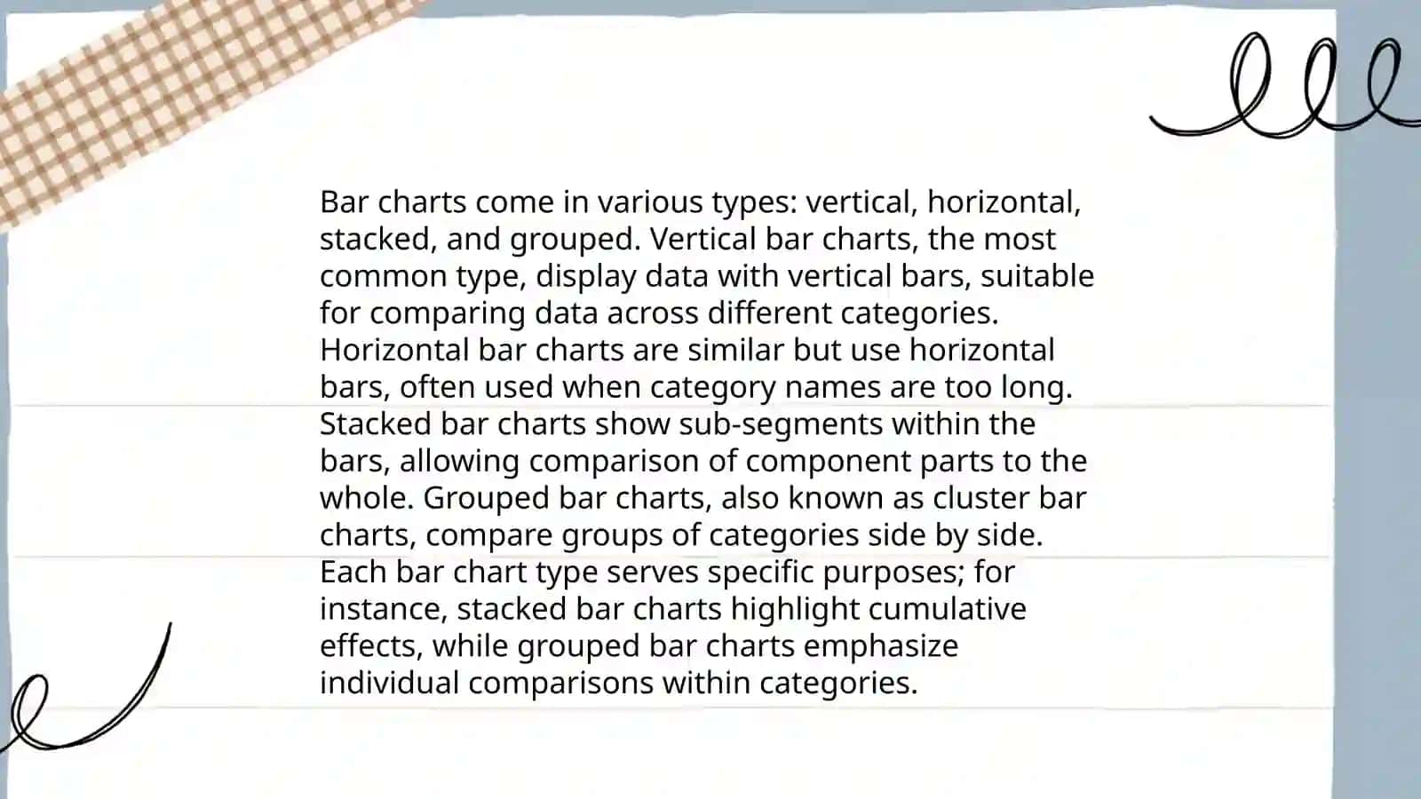 Bar charts: Using, Examples, and interpreting 4