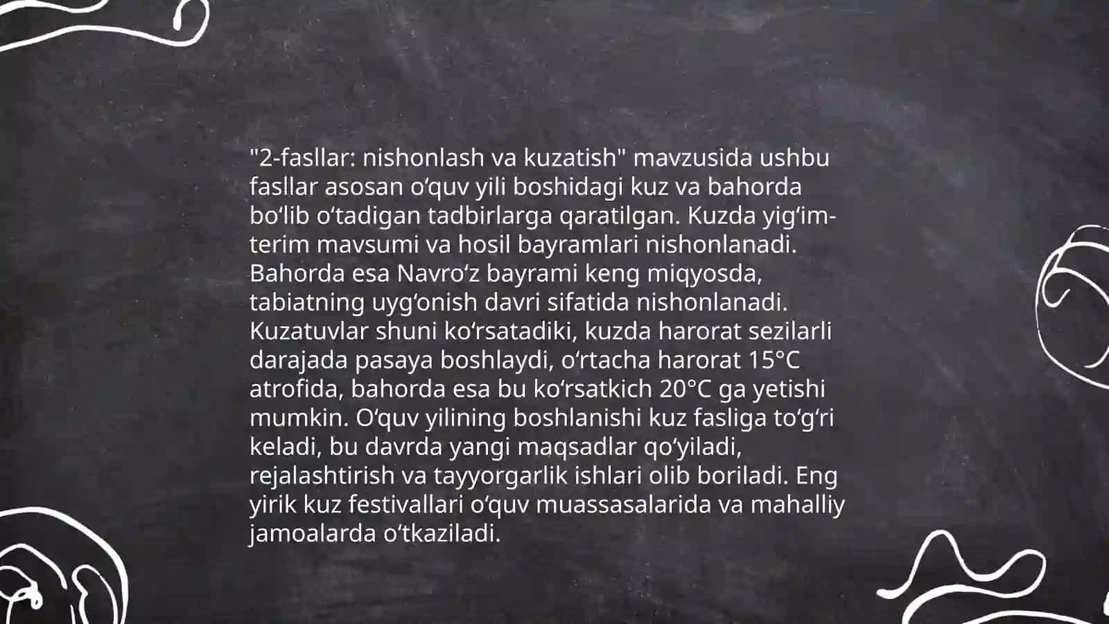 Tabiatni o‘rganish tаrishtirish mаshg'ulotlаri 4