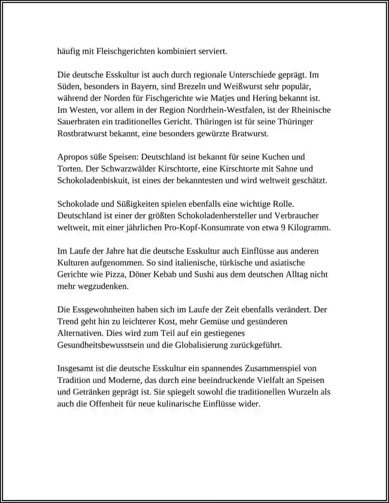 Deutsche Esskultur 4