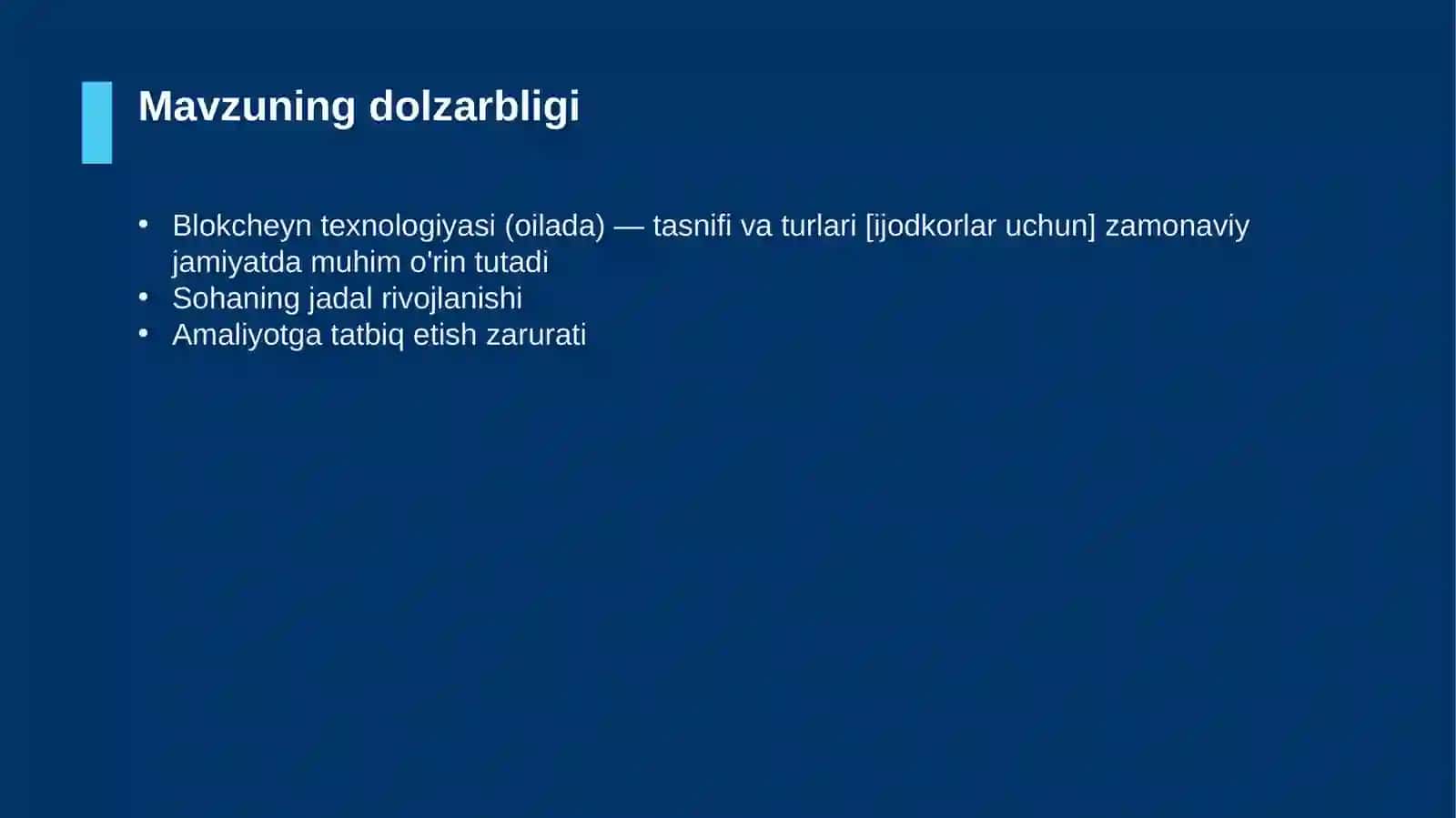 Blokcheyn texnologiyasi (oilada) — tasnifi va turlari [ijodkorlar uchun] 4