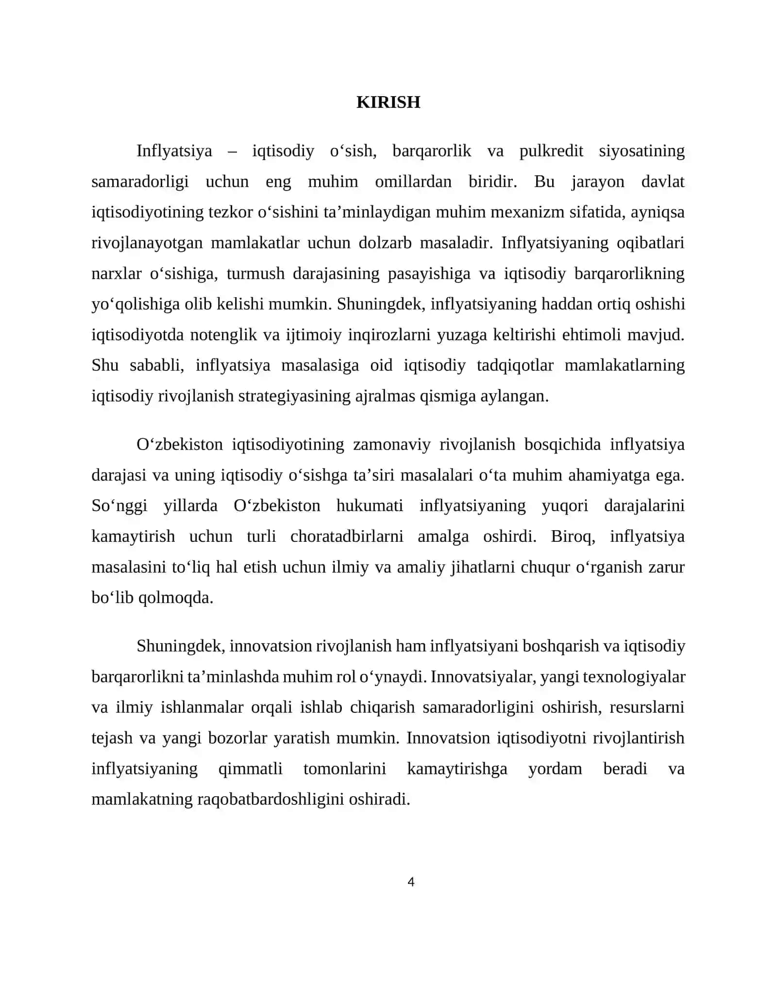 INNOVATSION LOYIHALARNI AMALGA OSHIRISHDA IQTISODIY RISKLARNI BAHOLASH 4