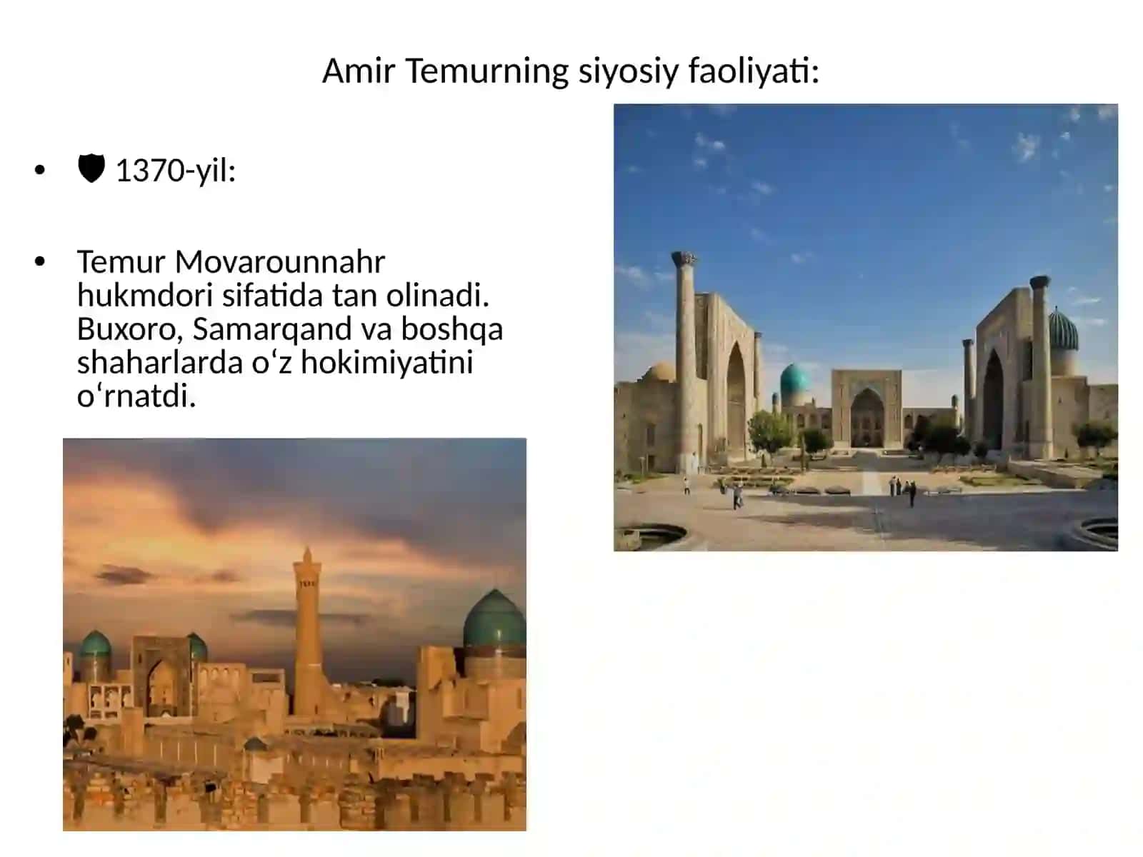 Amir Temur hayoti 4