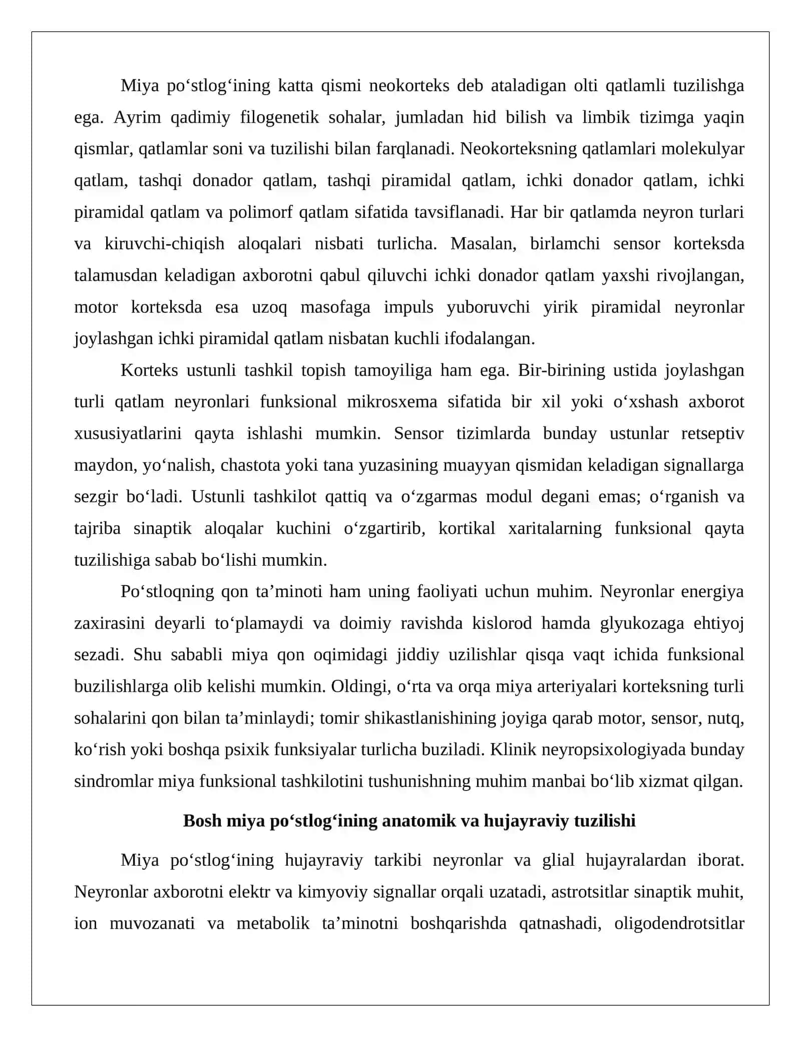 Miya yarim sharlari po‘stlog‘i va psixik funksiyalar 4