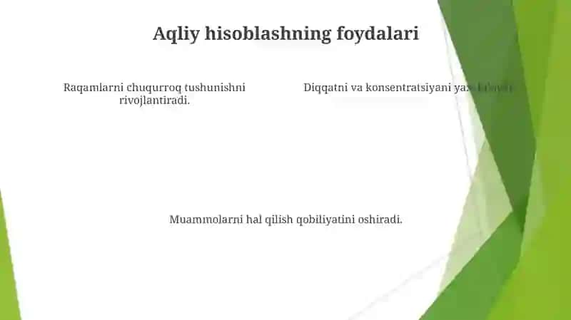 Mental matematika maktabgacha yoshdagi bolalarga ogʻizaki sanashga oʻrgatishning noanʼanaviy usuli 4