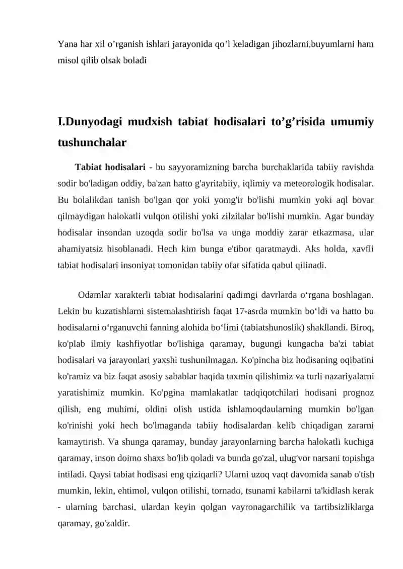 TABIATNING MUDHISH HALOKATLI HODISALARI 4