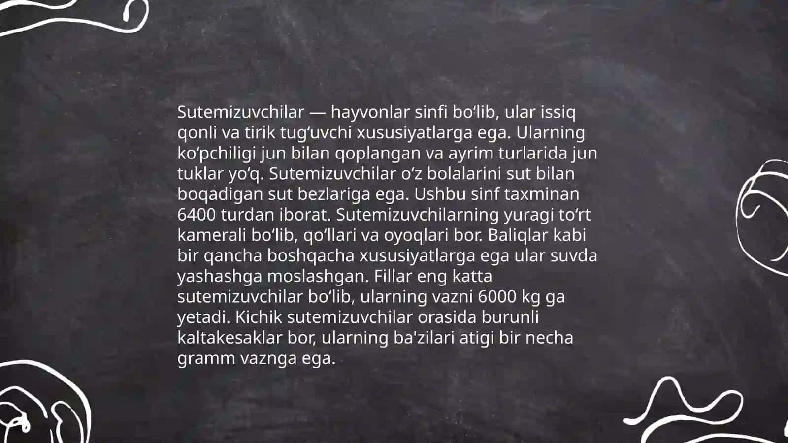 Sutemizuvchilar va ularning kelib chiqishi 4