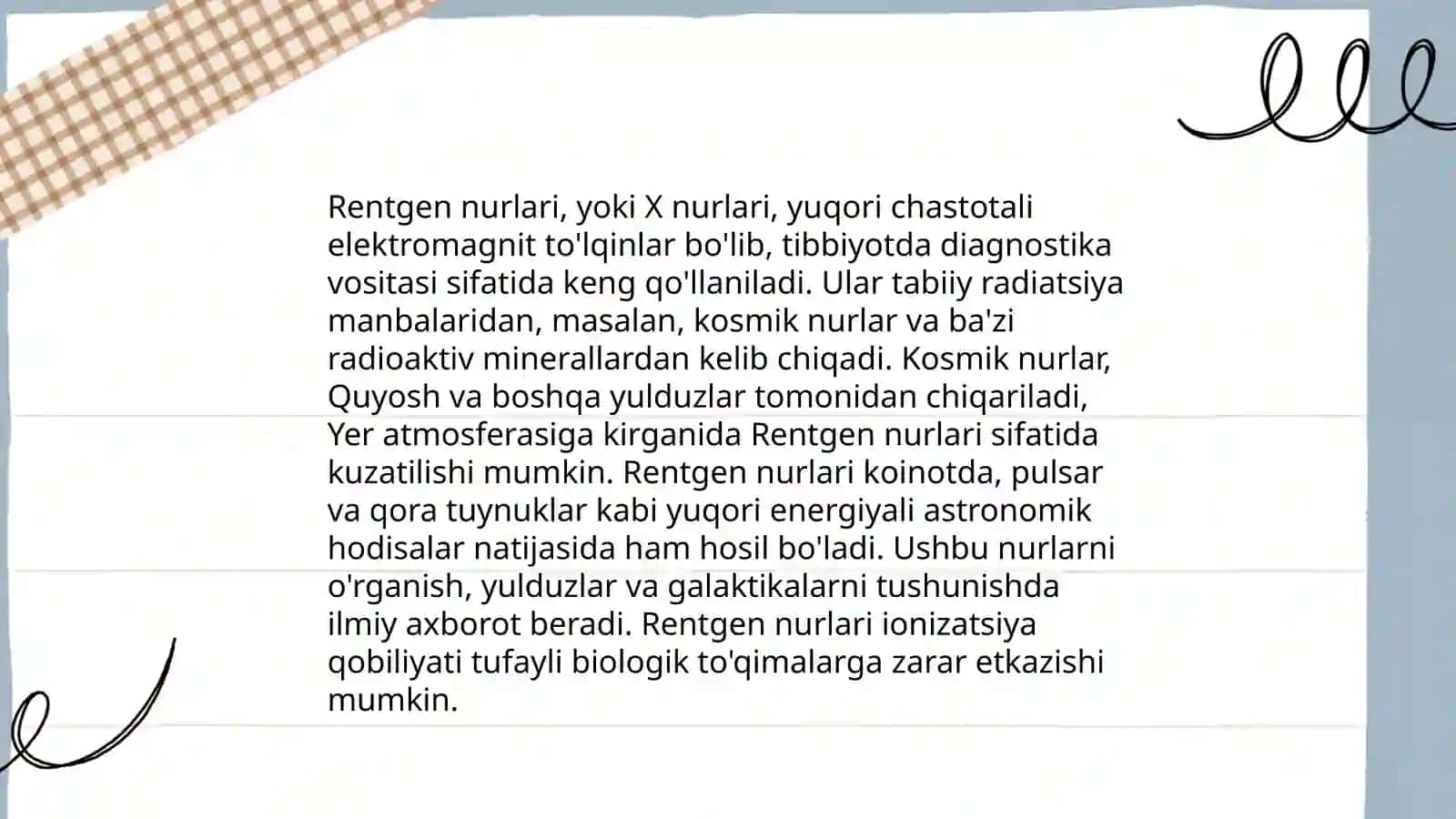 Rentgen nurlarining xossalar 4
