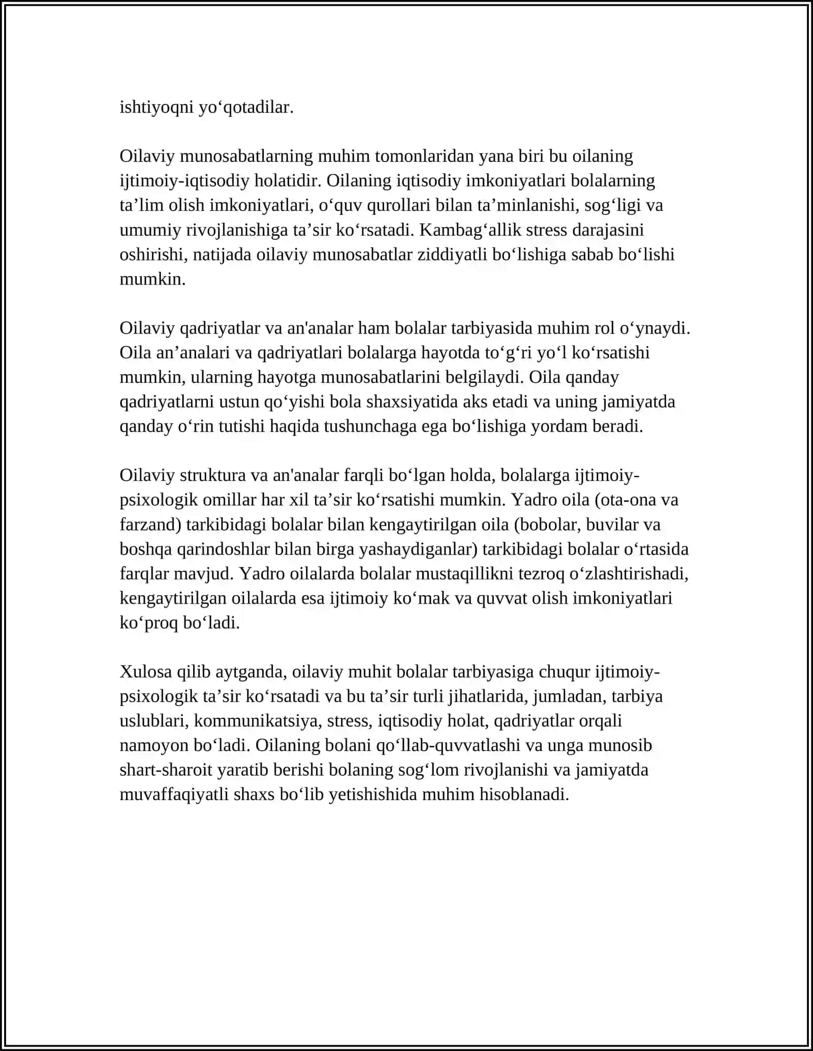 OILA TARBIYASIDA SOTSIAL-PSIXOLOGIK OMILLAR 4