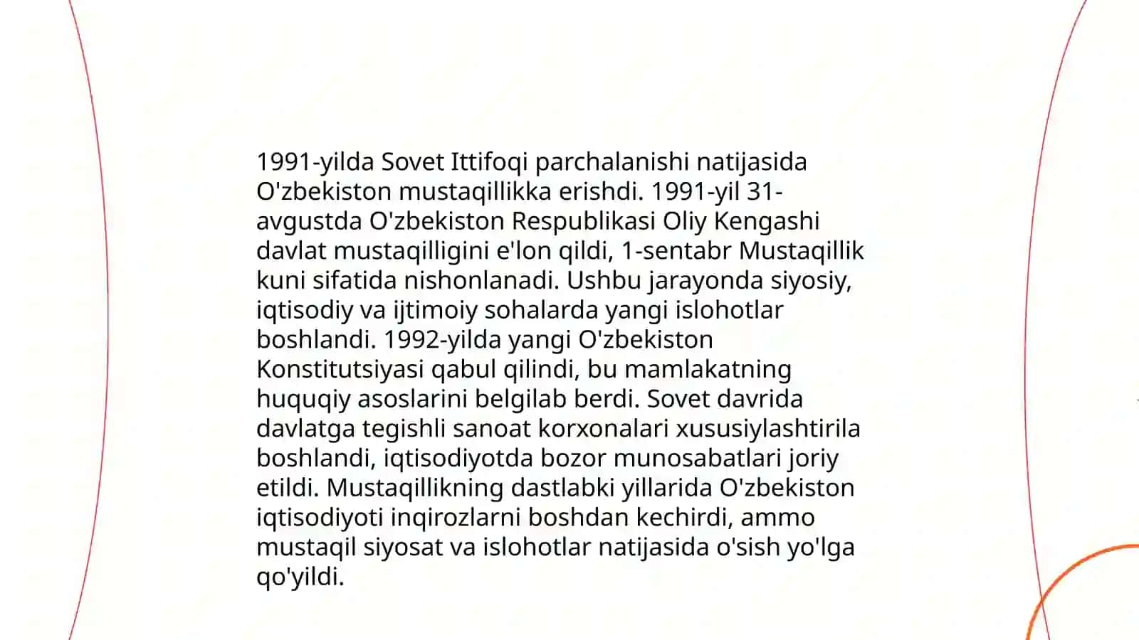 Qayta qurish davrida O'zbekistonda milliy o'zlikni anglash jarayoni 4