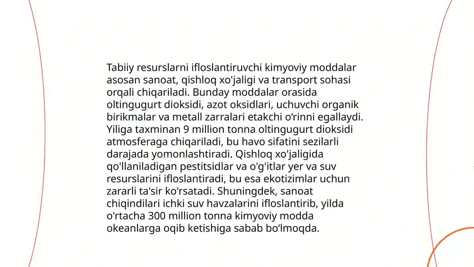 Kimyo va Ekologiya muammolari 4