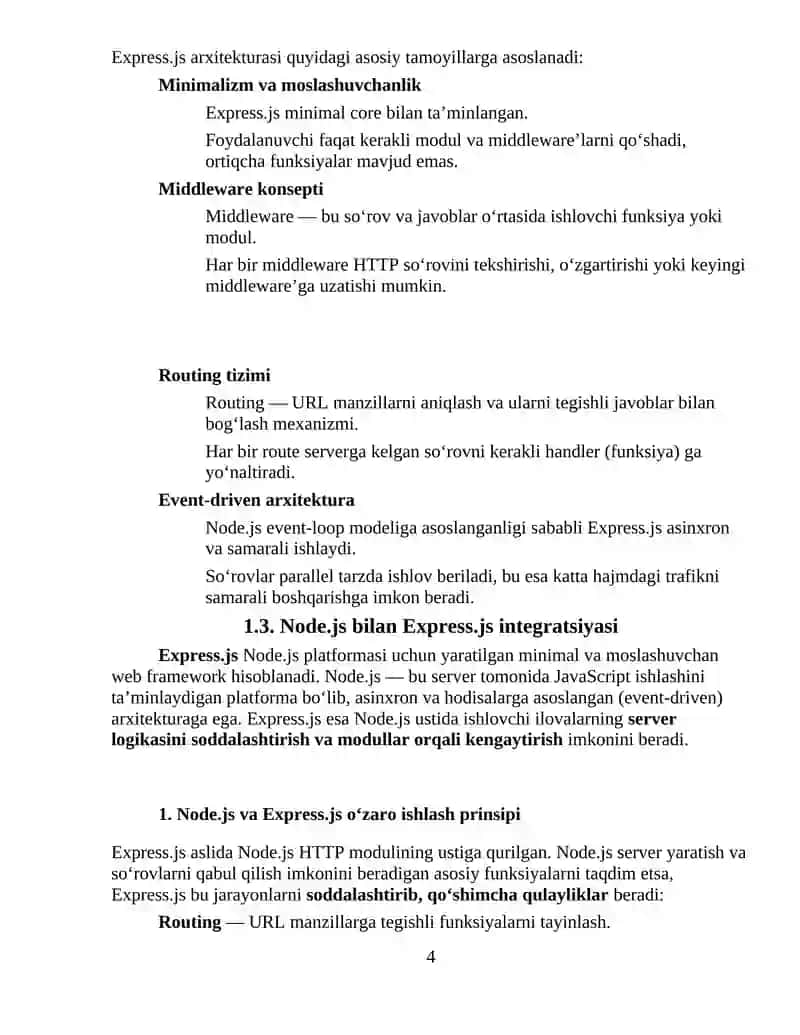 Express.js frameworki 4