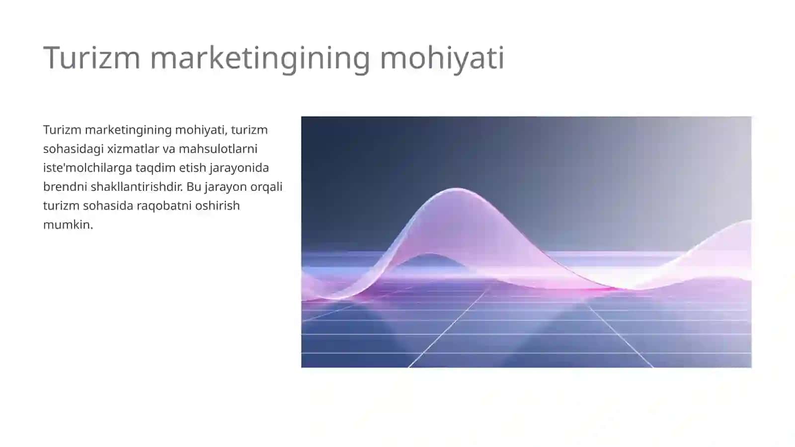 Turizm va mehmonxona marketingi 4