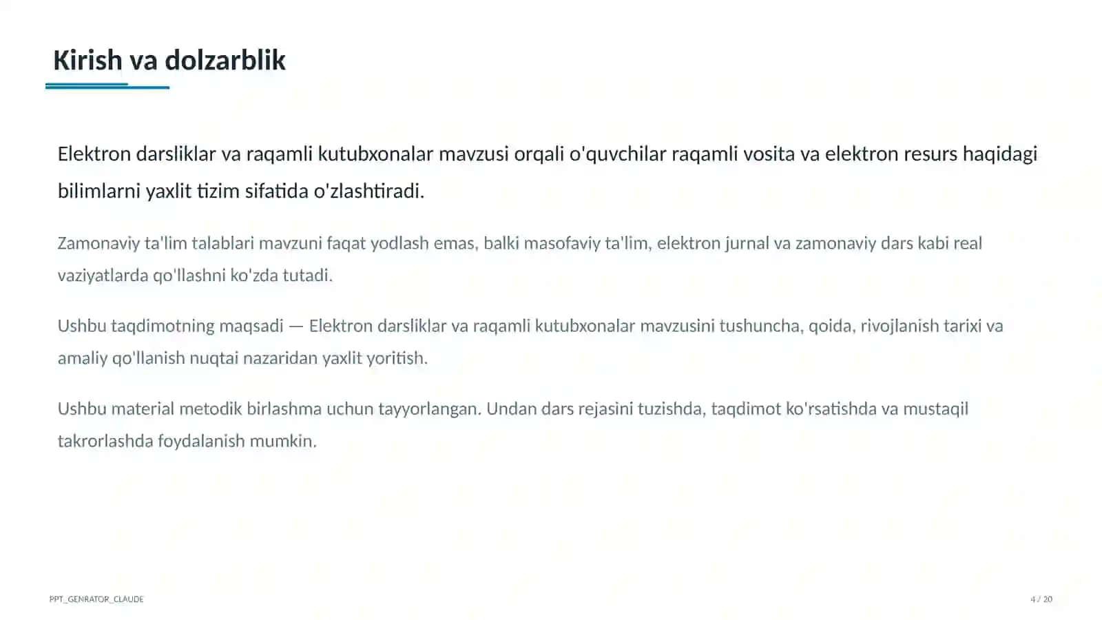 Elektron darsliklar va raqamli kutubxonalar 4