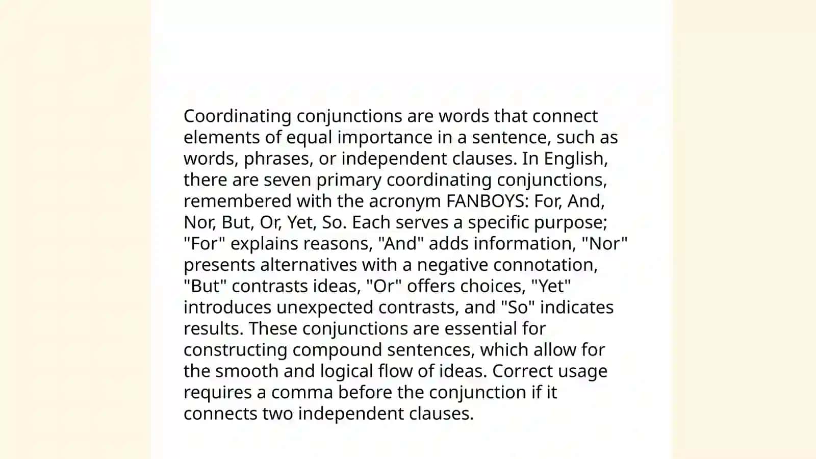 Conjuctions 4