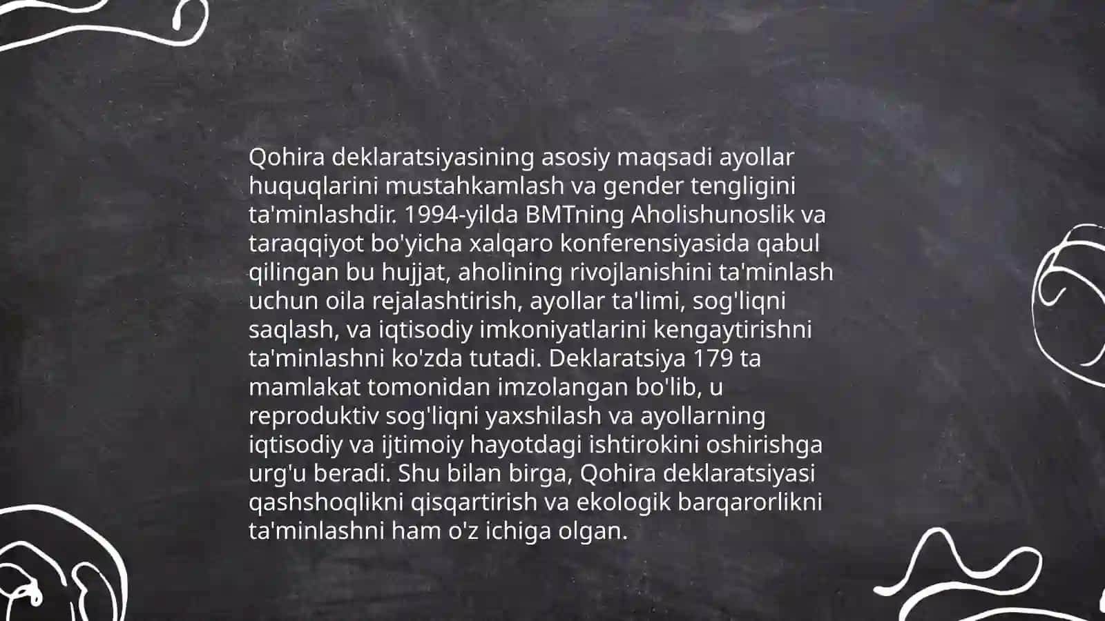 Qohira deklaratciyasi tarixi va mazmuni 4