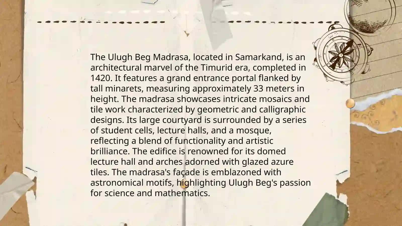 Ulug'bek madrasasi 4