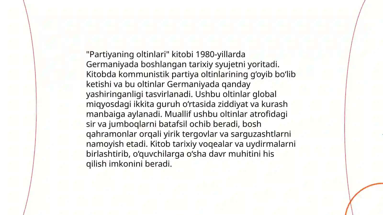 "Partiyaning oltinlari" 4