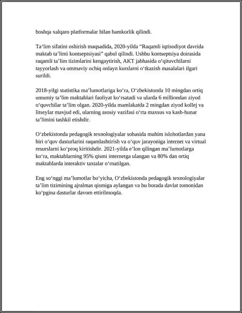 O'zbekistonda pedagogik texnologiyalar tarixi 4