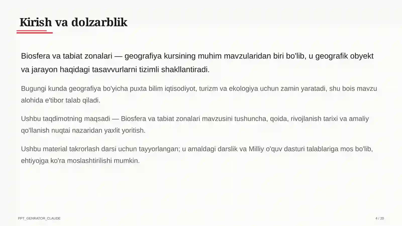 Biosfera va tabiat zonalari (6-sinf) 4