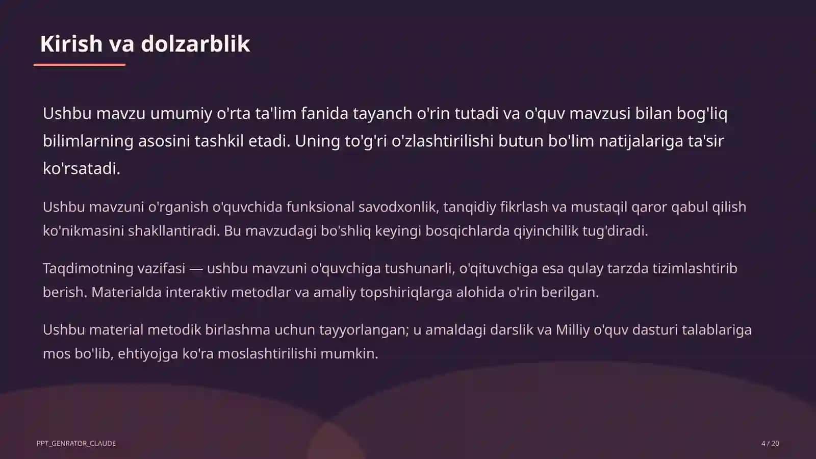 Kriterial baholash tizimi: mezonlar asosida adolatli va shaffof baholash 4
