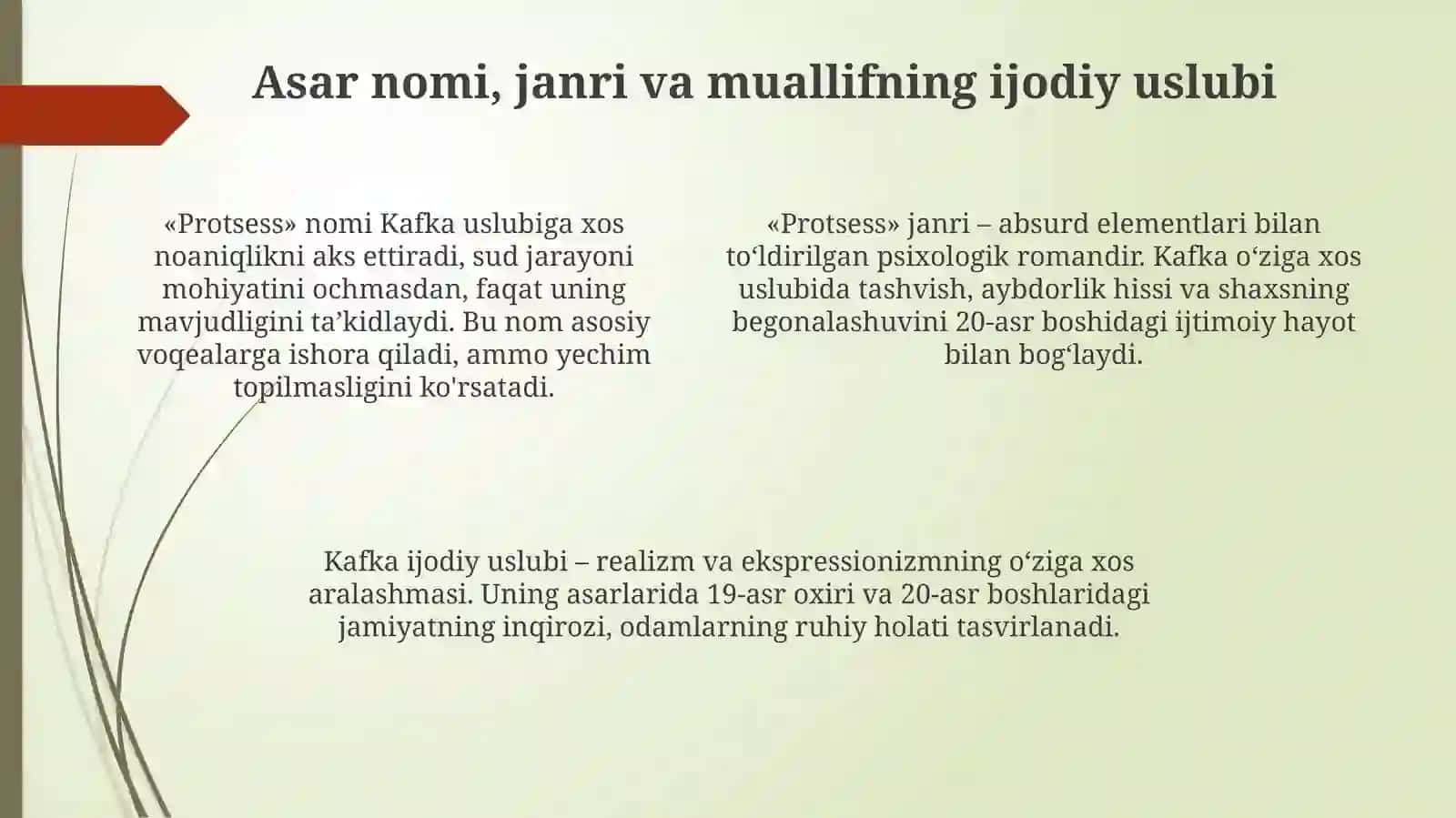 Frans KafkaJarayonasari 4