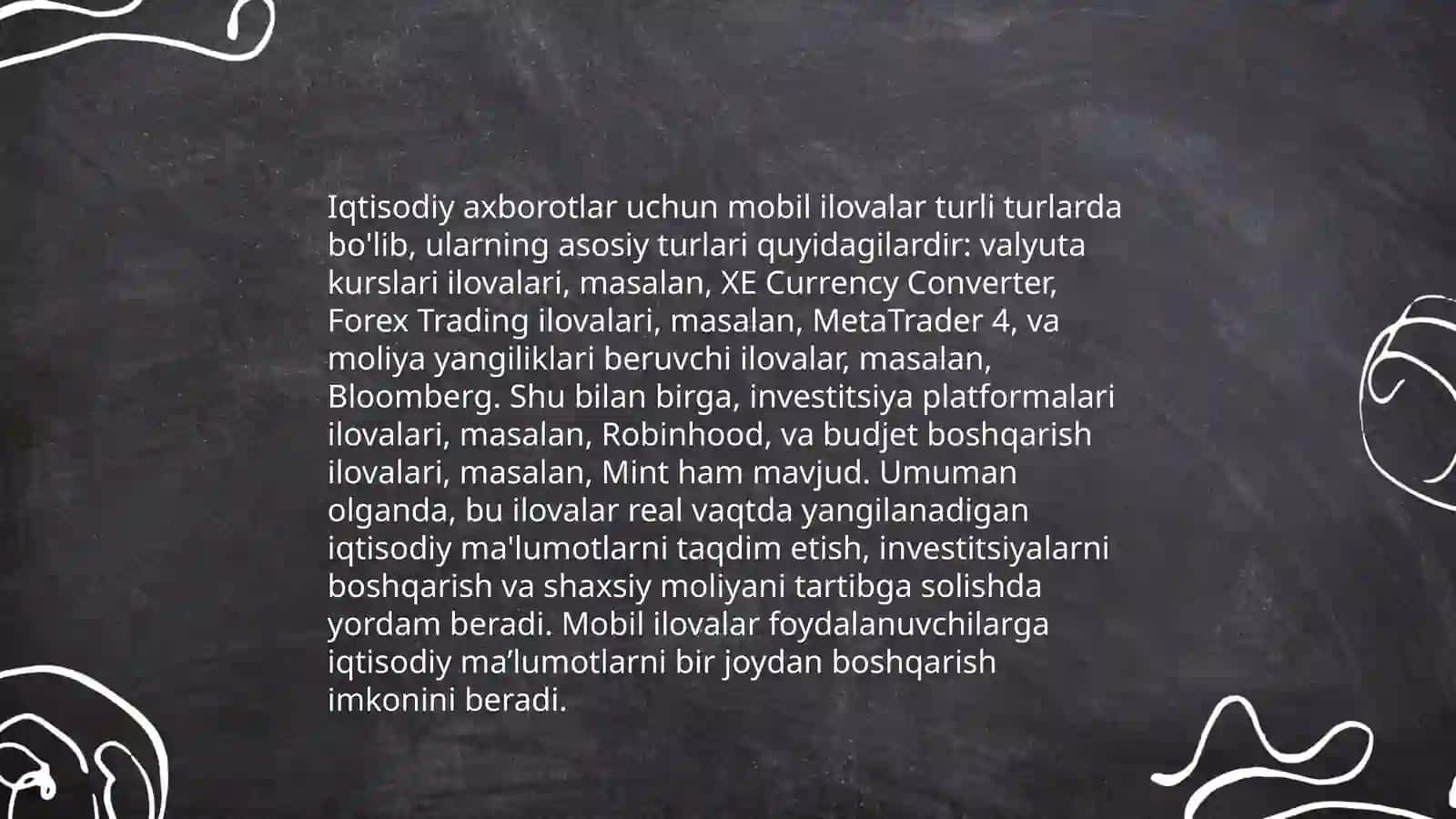 Mobil ilovalarning iqtisodiy axborotlarni qayta ishlashdagi roli 4