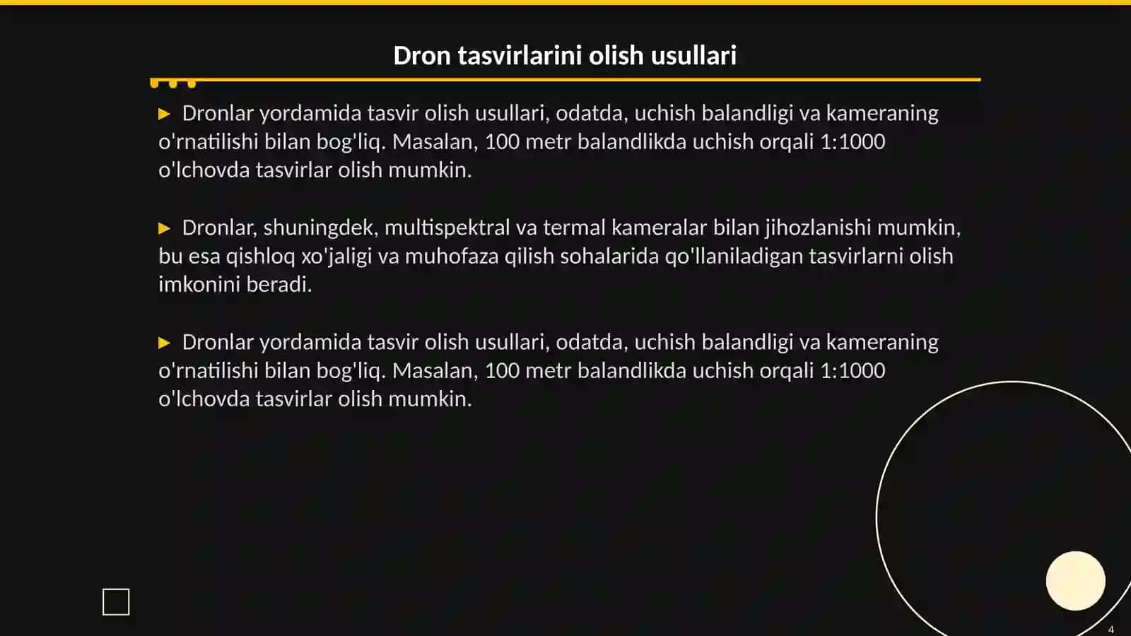 Fotogrammetriya va dron tasvirlarini qayta ishlash dasturlari 4