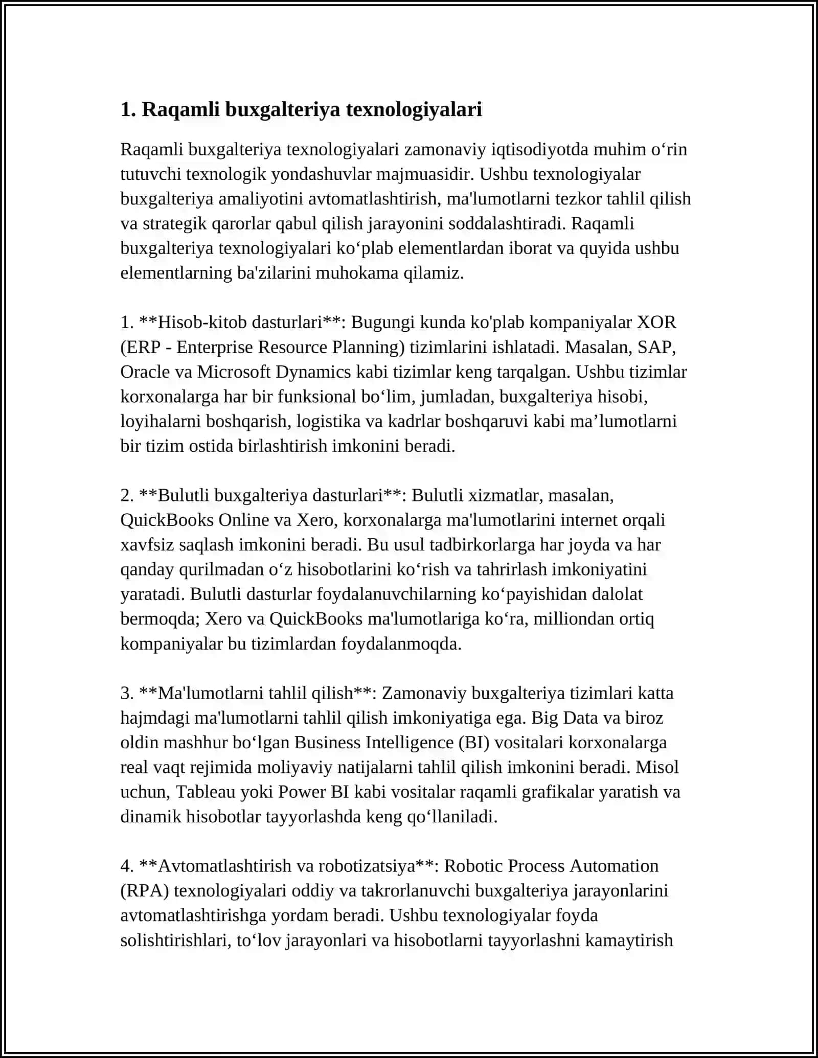 Raqamli buxgalteriya texnologiyalari 4