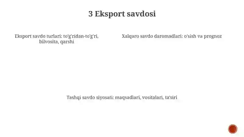 Xalqaro Savdo Nazariyalari, Tashqi Savdo Siyosati 4