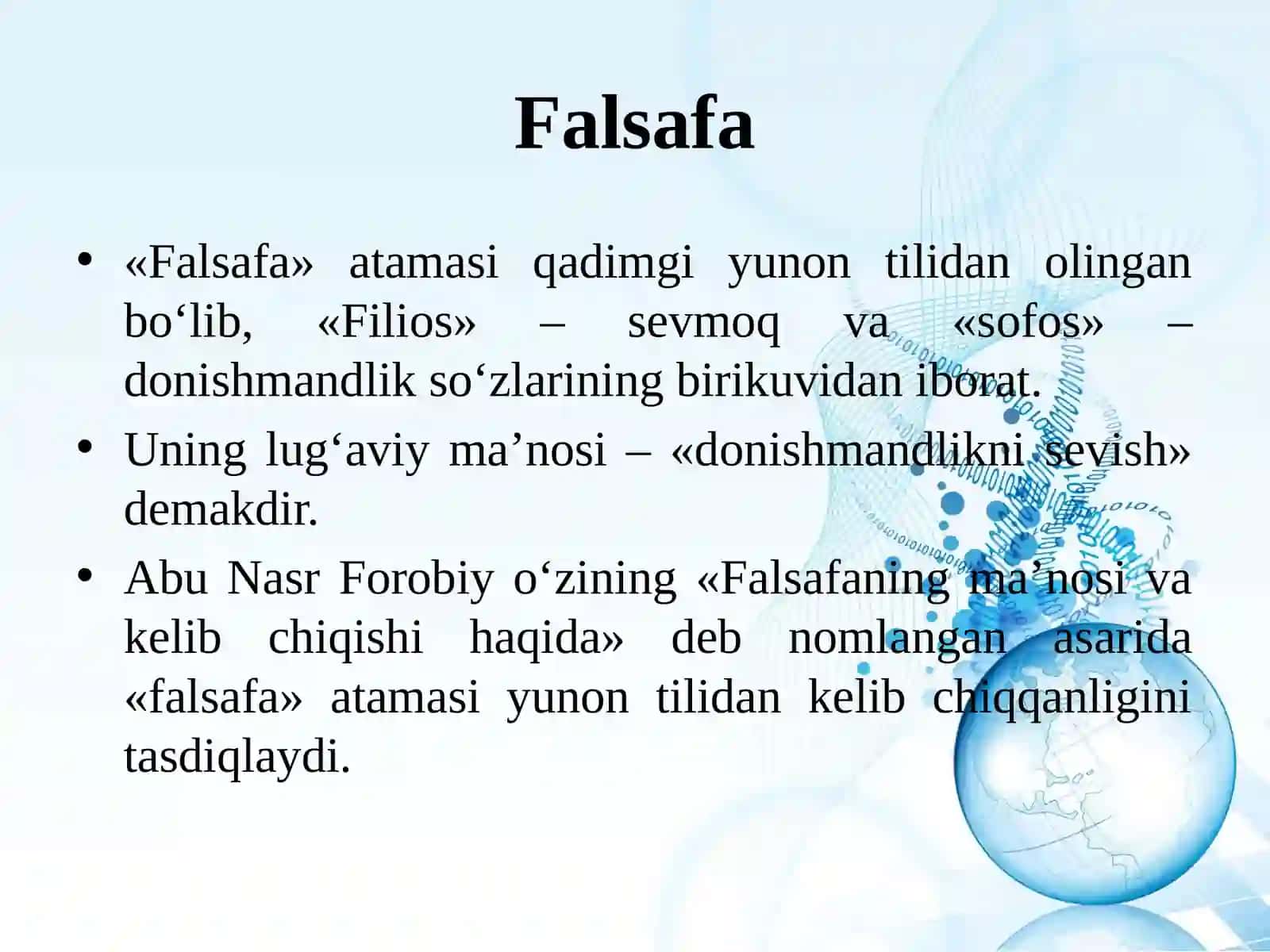 Falsafaning mohiyati va uning jamiyat taraqqiyotidagi roli 4
