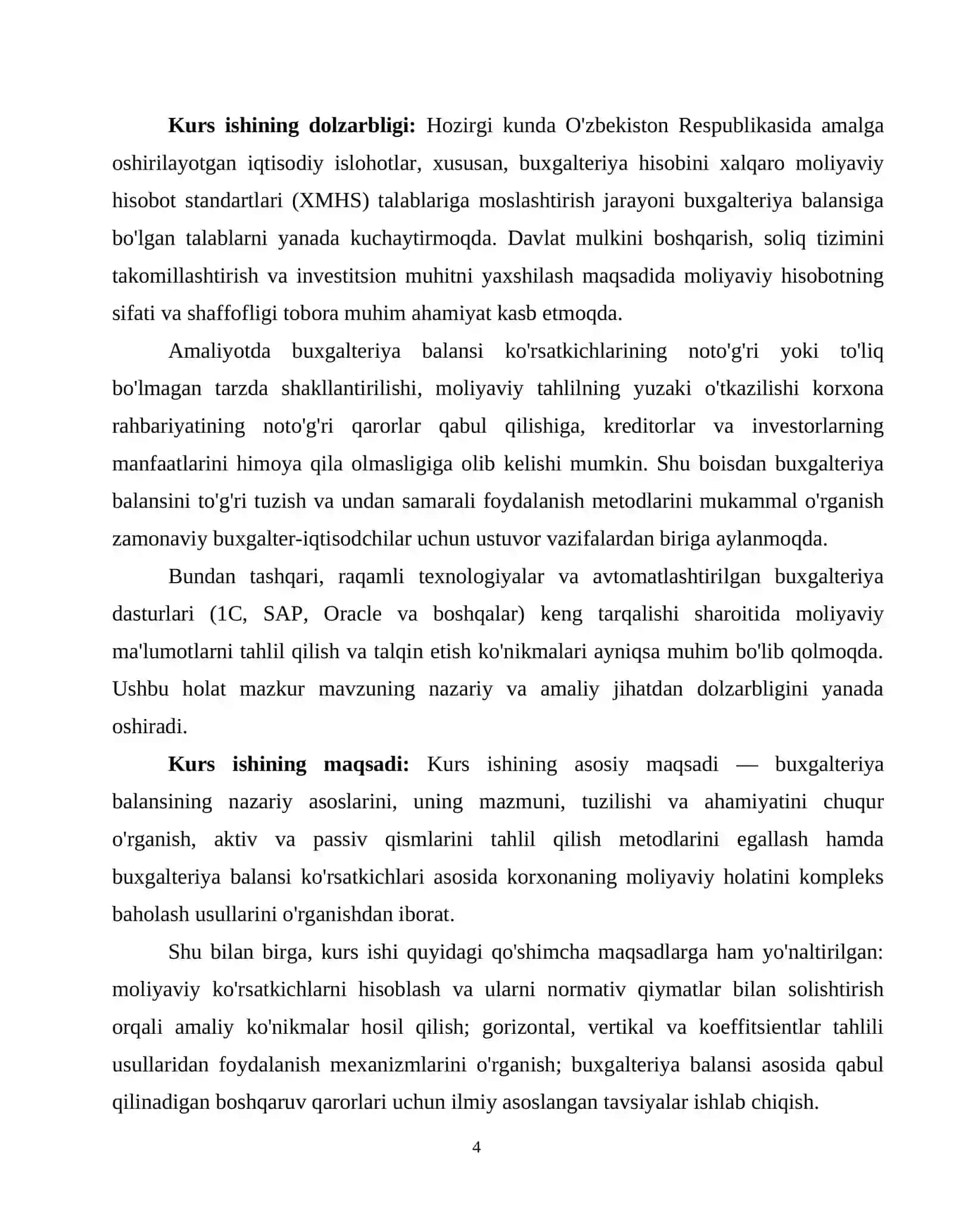 Buxgalteriya balansi ko’rsatkichlari tahlili 4