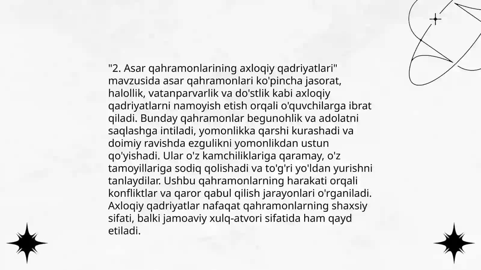 Xudoyberdi To’xtaboyevning Besh bolali yigitcha asari va Joze Mauro de Caskonselosning Azizim Po’rtaxol asarlarining qiyosiy tahlili 4