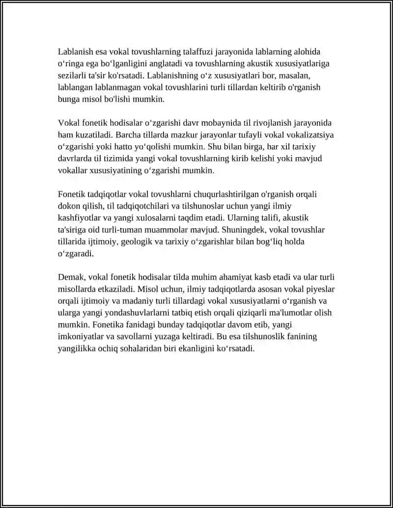 REFERAT Mavzu: NOMLARDA FONETIK HODISALAR 4