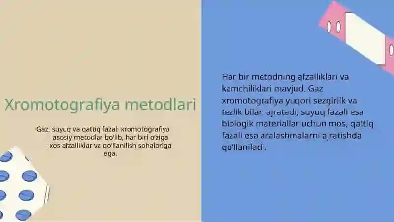 Xromotografiyaning Tibbiy Izlanishlardagi Imkoniyatlari 4