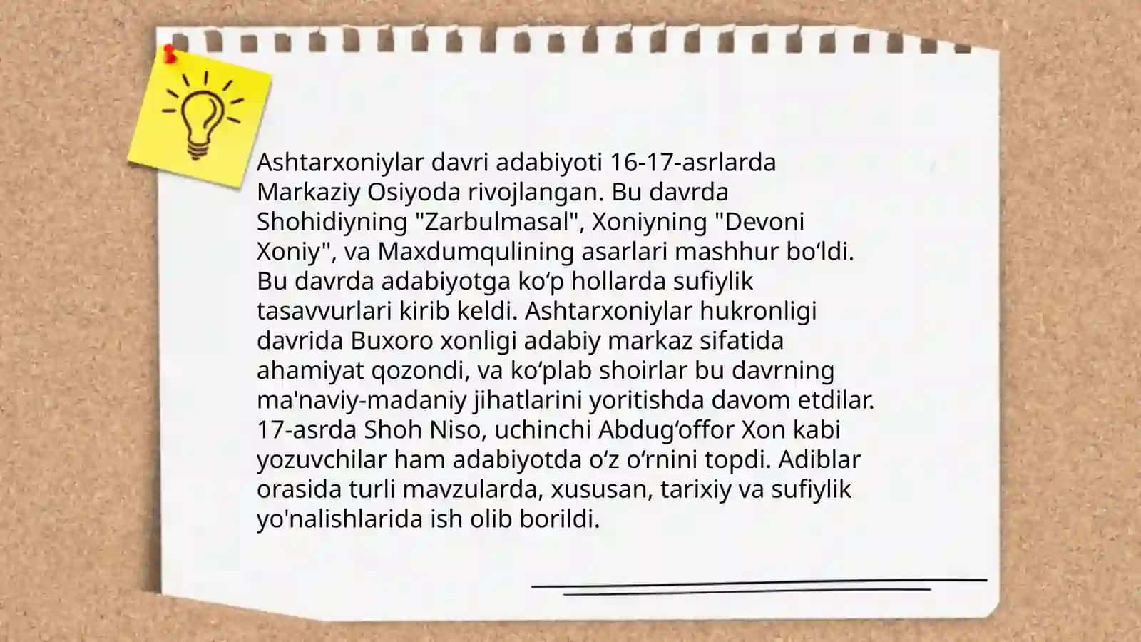 Shayboniylar va Ashtarxoniylar davri madaniyatining asosiy jihatlari 4